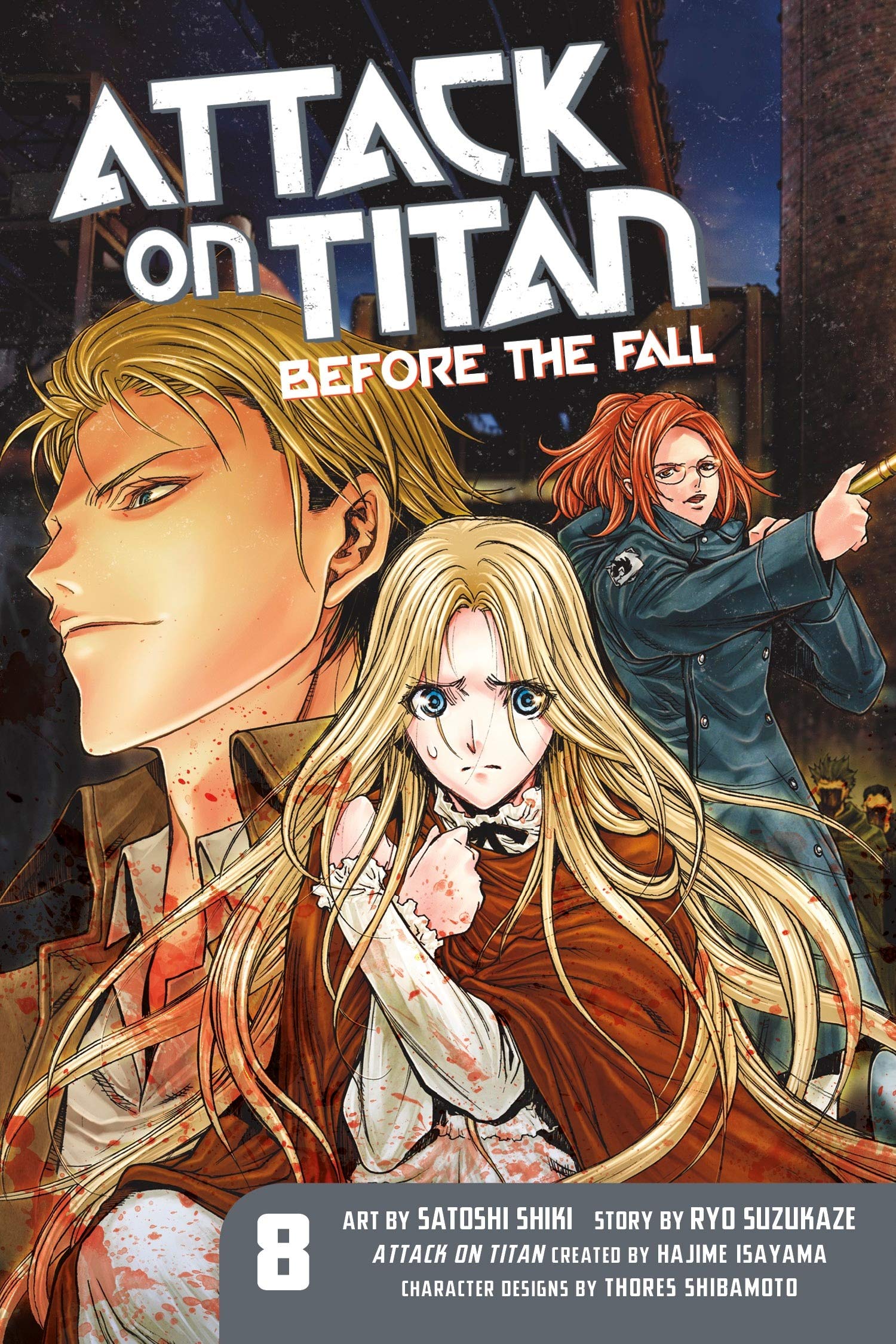 Manga Attack On Titan Vol 08 Before The Fall